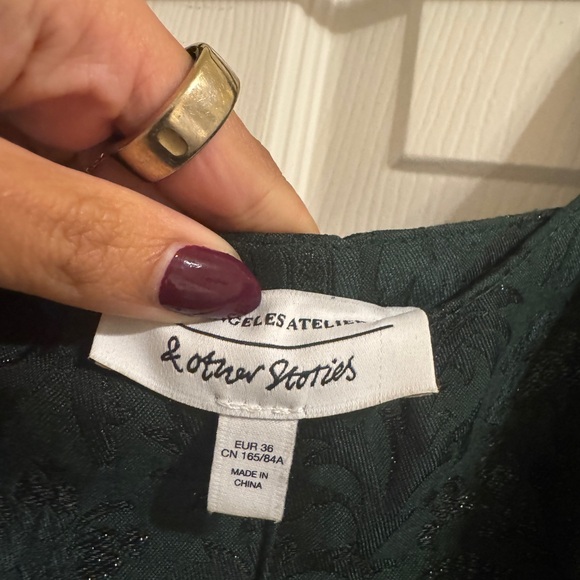 NWOT & OTHER STORIES SLEEVELESS BUBBLE MINI DRESS - Picture 8 of 8